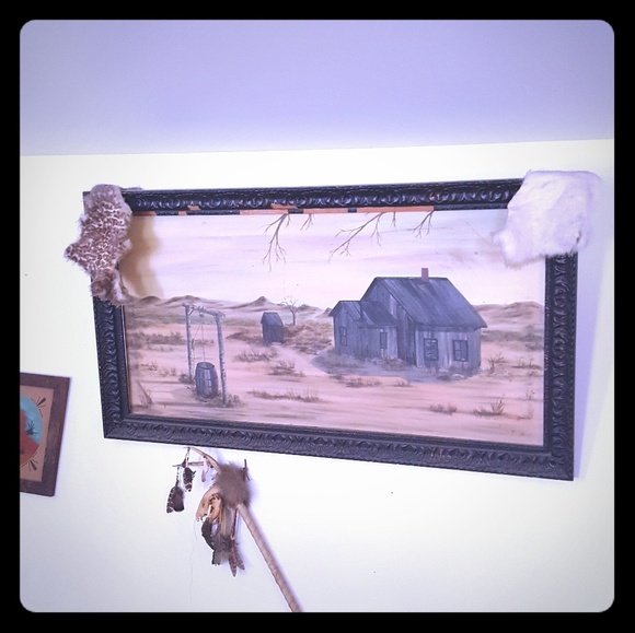 Grandfather's Painting Of a place he saw in oaklah - Picture 1 of 1